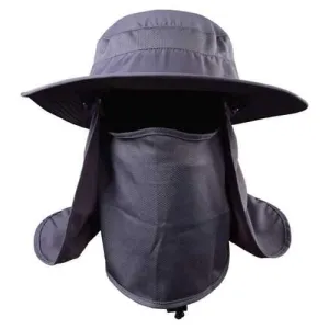Unisex Men Women Mesh Polyester Uv Protection Windproof Fishing Cap Outdooors Cap Neck Face Hat