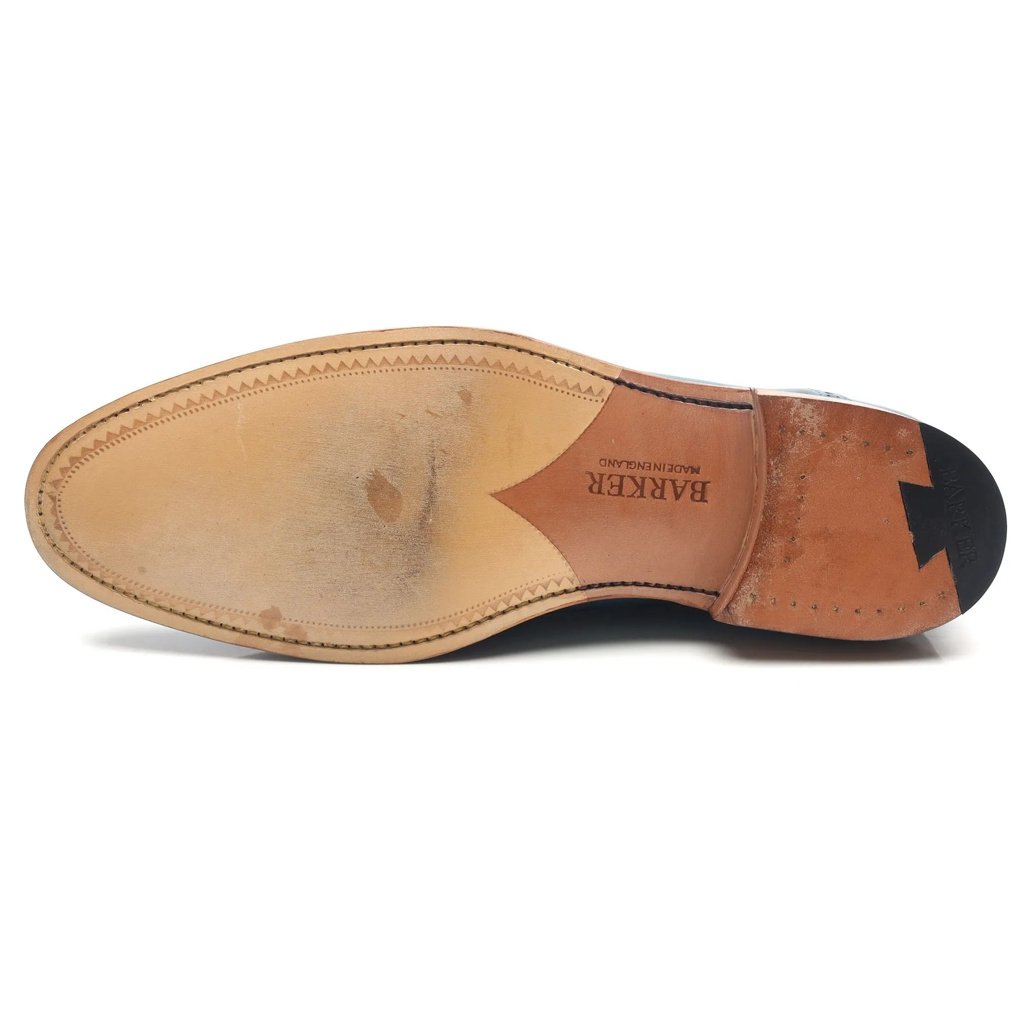'Valiant' Blue Leather Brogues UK 9 F