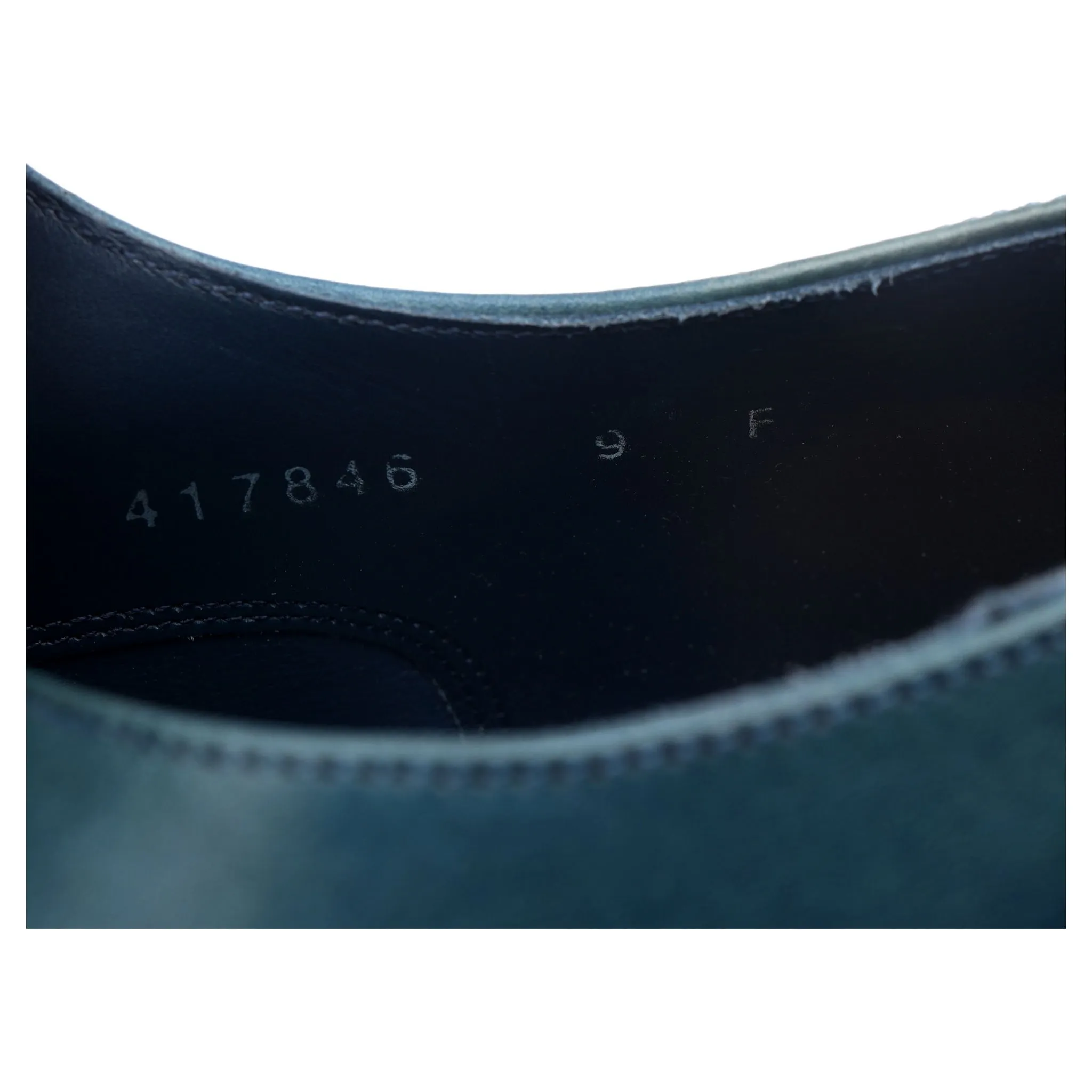 'Valiant' Blue Leather Brogues UK 9 F
