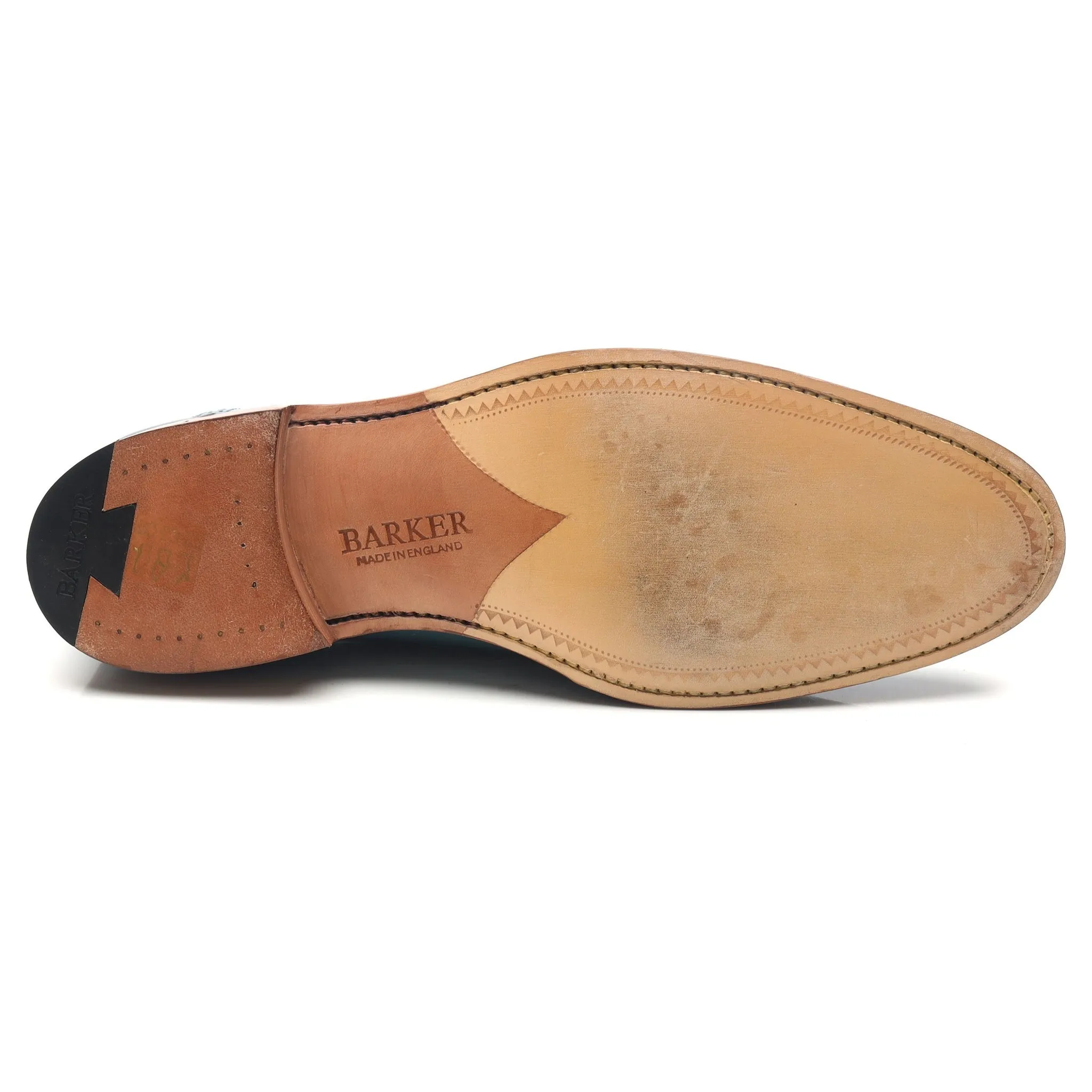 'Valiant' Blue Leather Brogues UK 9 F