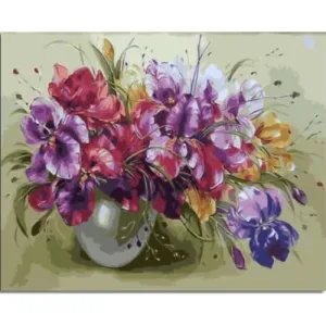 Violet Irises – Canvastly DIY Paint by Numbers