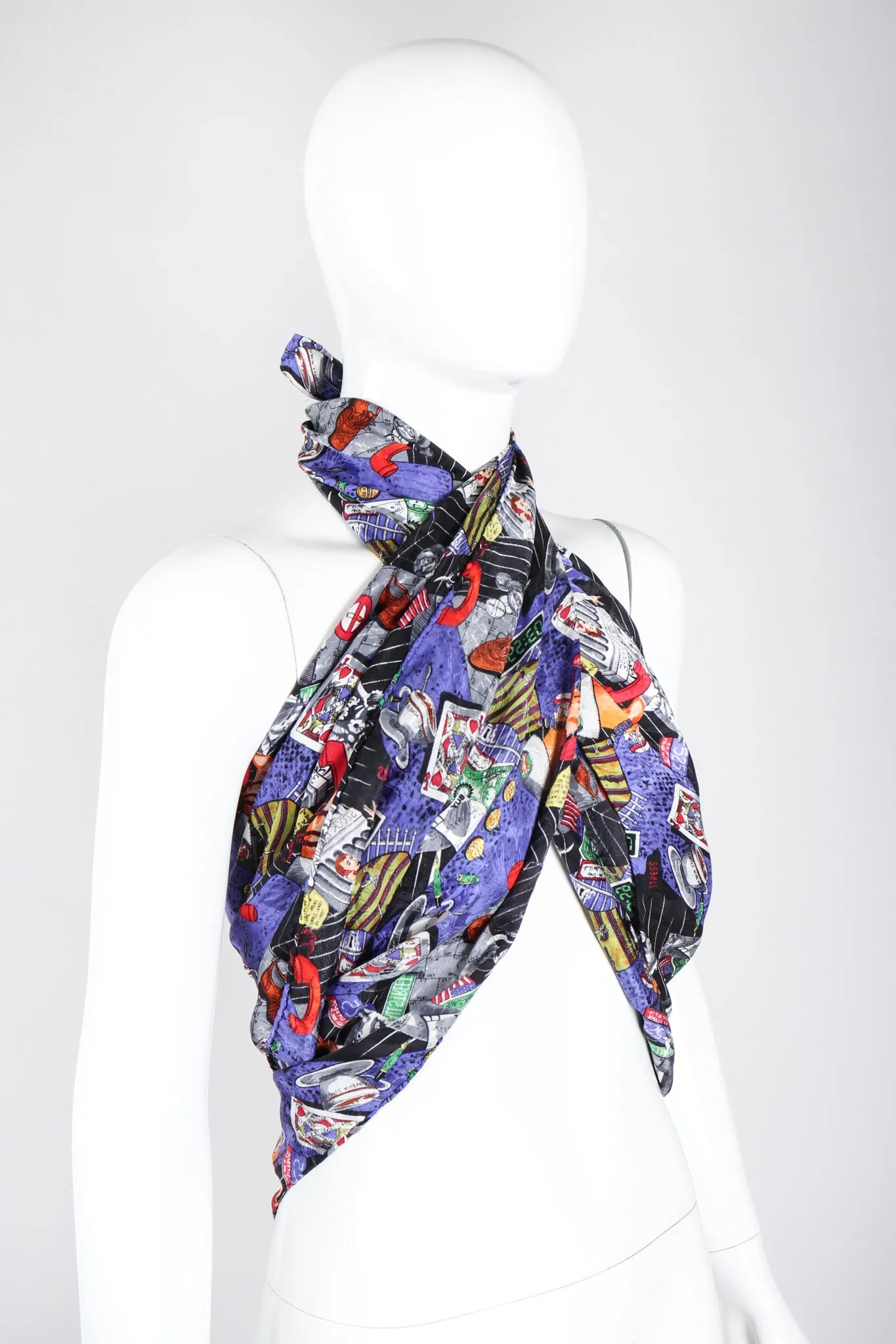 Wall Street Stock Market Scarf
