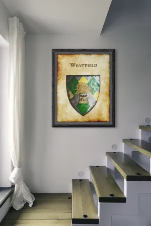 Weatfield Heraldry of Greyhawk Anna Meyer Cartography Canvas Art Print
