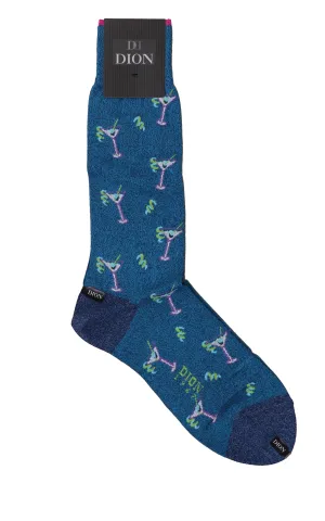 Wild Martini Mid Calf Socks