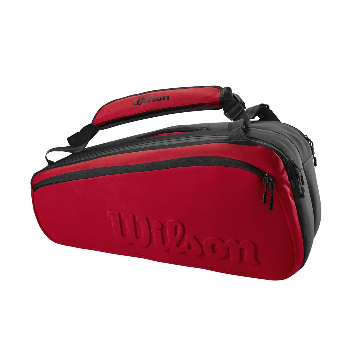Wilson Clash v2 Super Tour 9 Pack Racquet Bag (Red/Black)