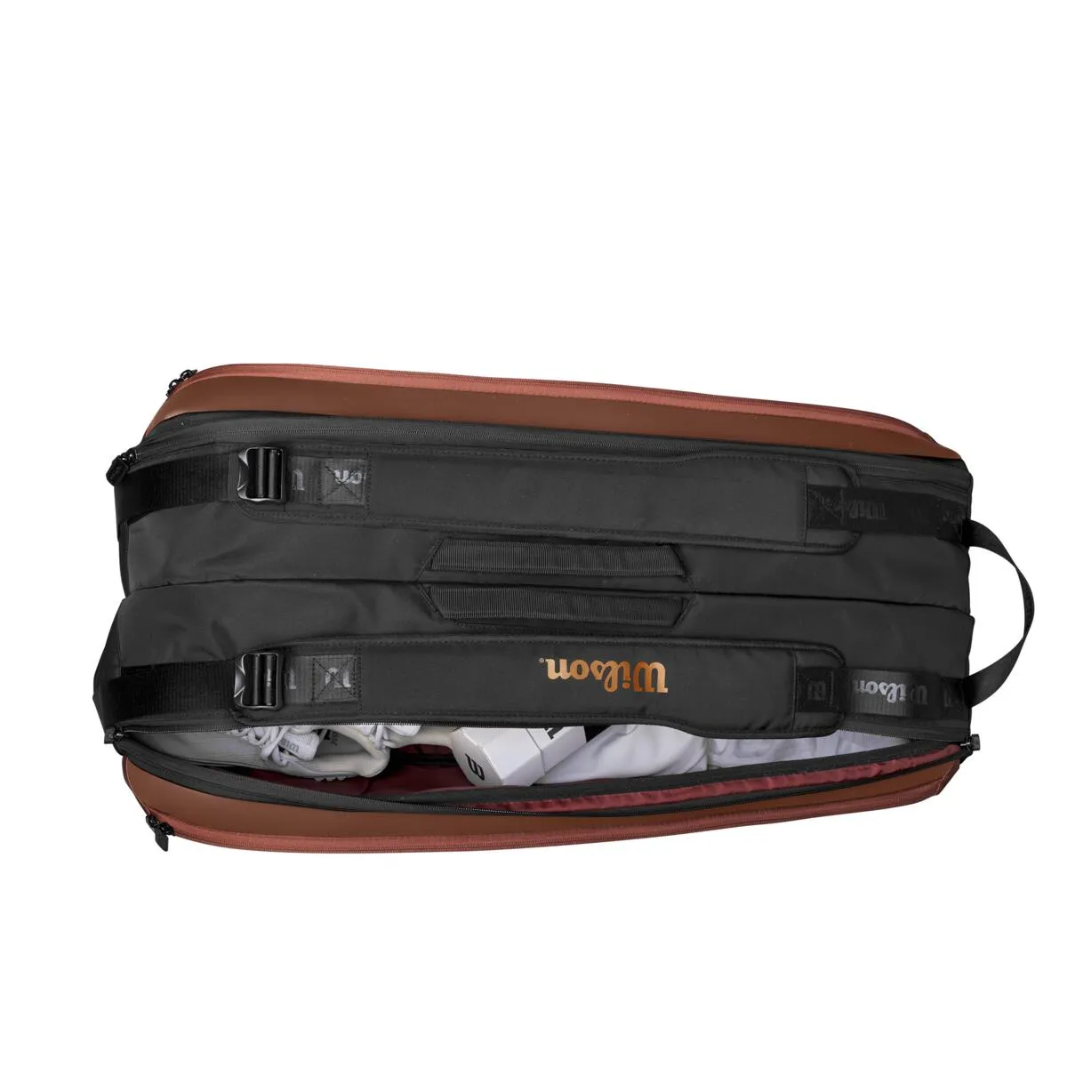 Wilson Pro Staff v14 Super Tour 9 Pack Racquet Bag (Bronze)