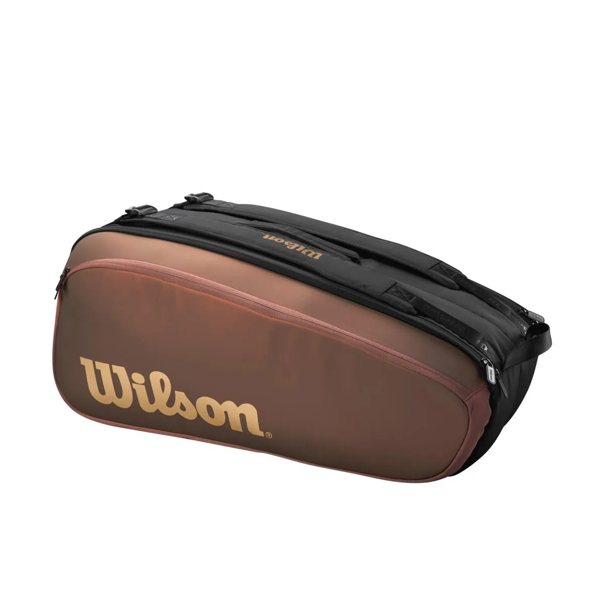 Wilson Pro Staff v14 Super Tour 9 Pack Racquet Bag (Bronze)
