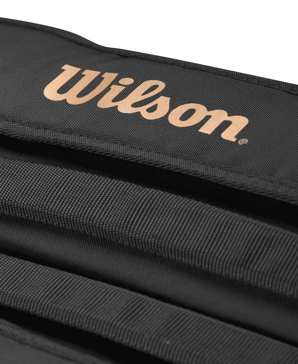 Wilson Pro Staff v14 Super Tour 9 Pack Racquet Bag (Bronze)