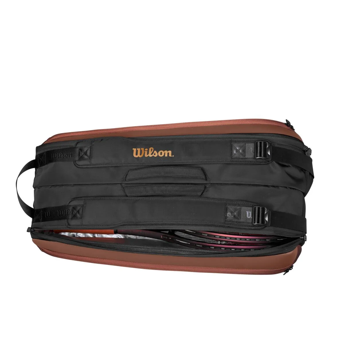 Wilson Pro Staff v14 Super Tour 9 Pack Racquet Bag (Bronze)