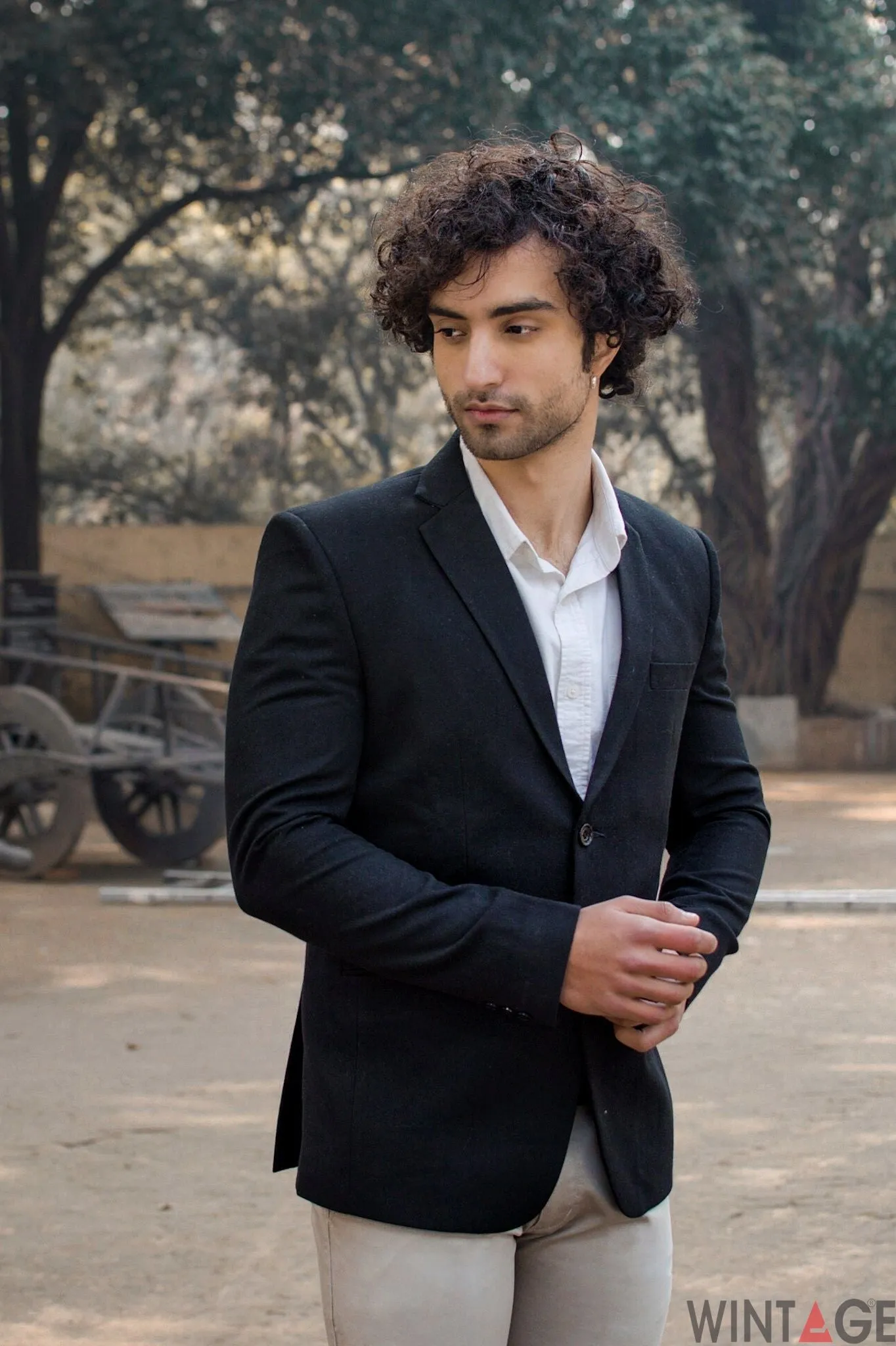 Wool Black Blazer