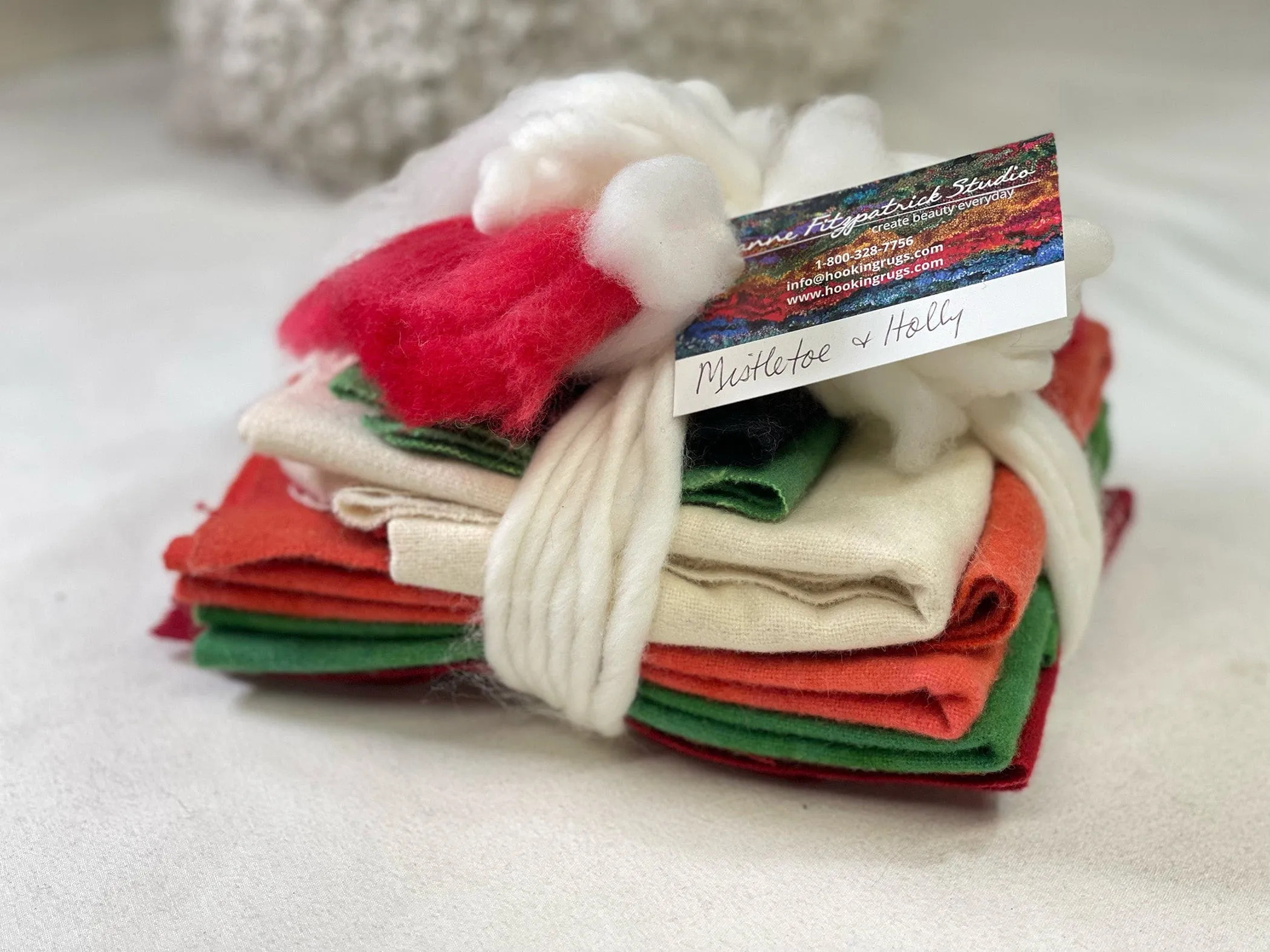 Wool Bundle - Mistletoe and Holly