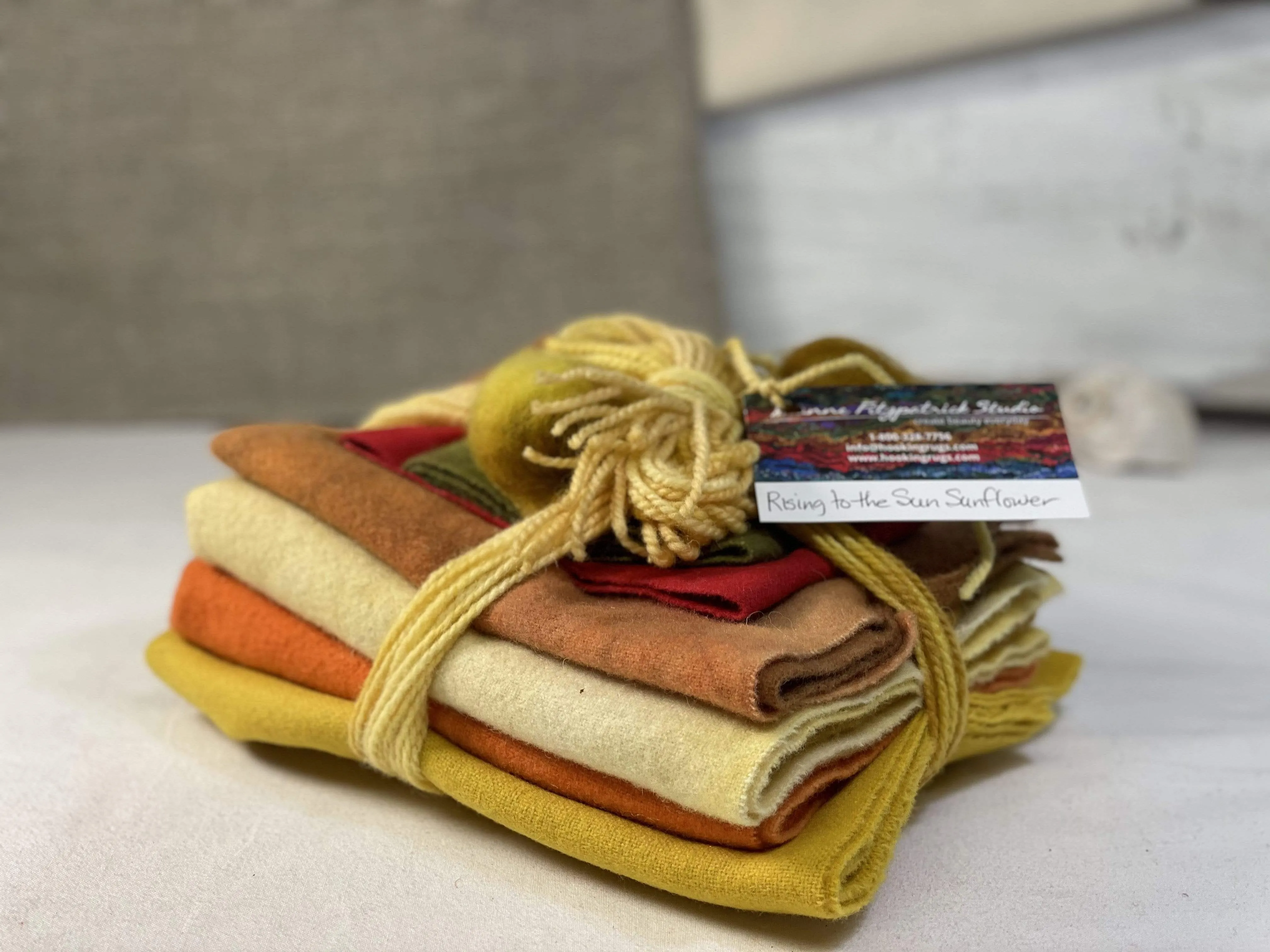Wool Bundle - Rising to the Sun Sunflower
