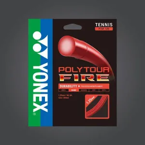 Yonex Polytour Fire 125 Tennis Strings [Red]