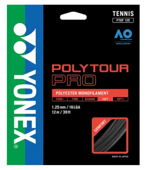 Yonex Polytour Pro 125 Tennis Strings [Graphite]